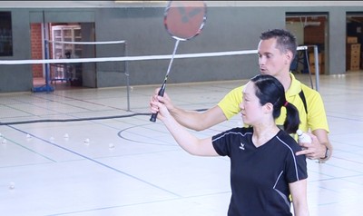 Rückhand Badminton 1