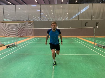 Badminton Kniebeuge plyometrisch oneleg 2